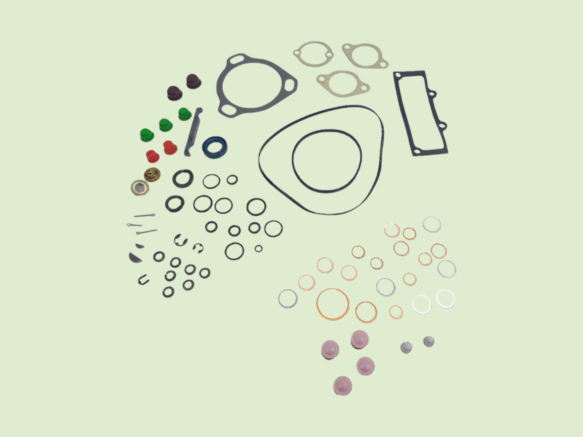 Afdichtingsset Brandstofpomp OM615/616/621 Unimog 421 - Afdichtingsset110554u - 10554U