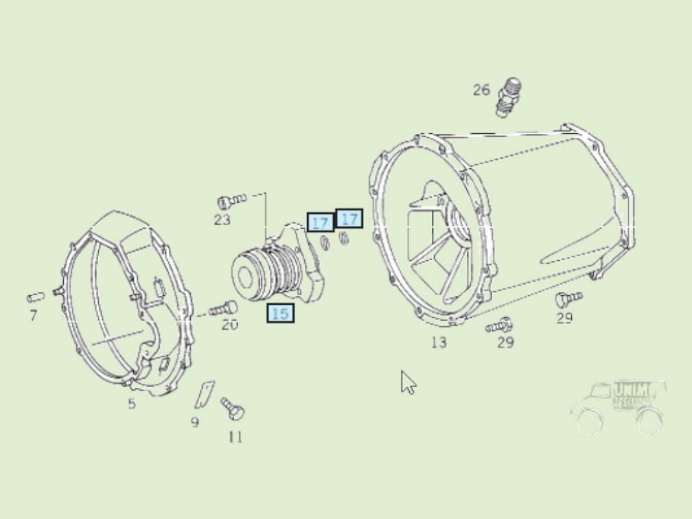 Afdichting druklager - Afdichtring druklager 4189970348u - 4189970348U