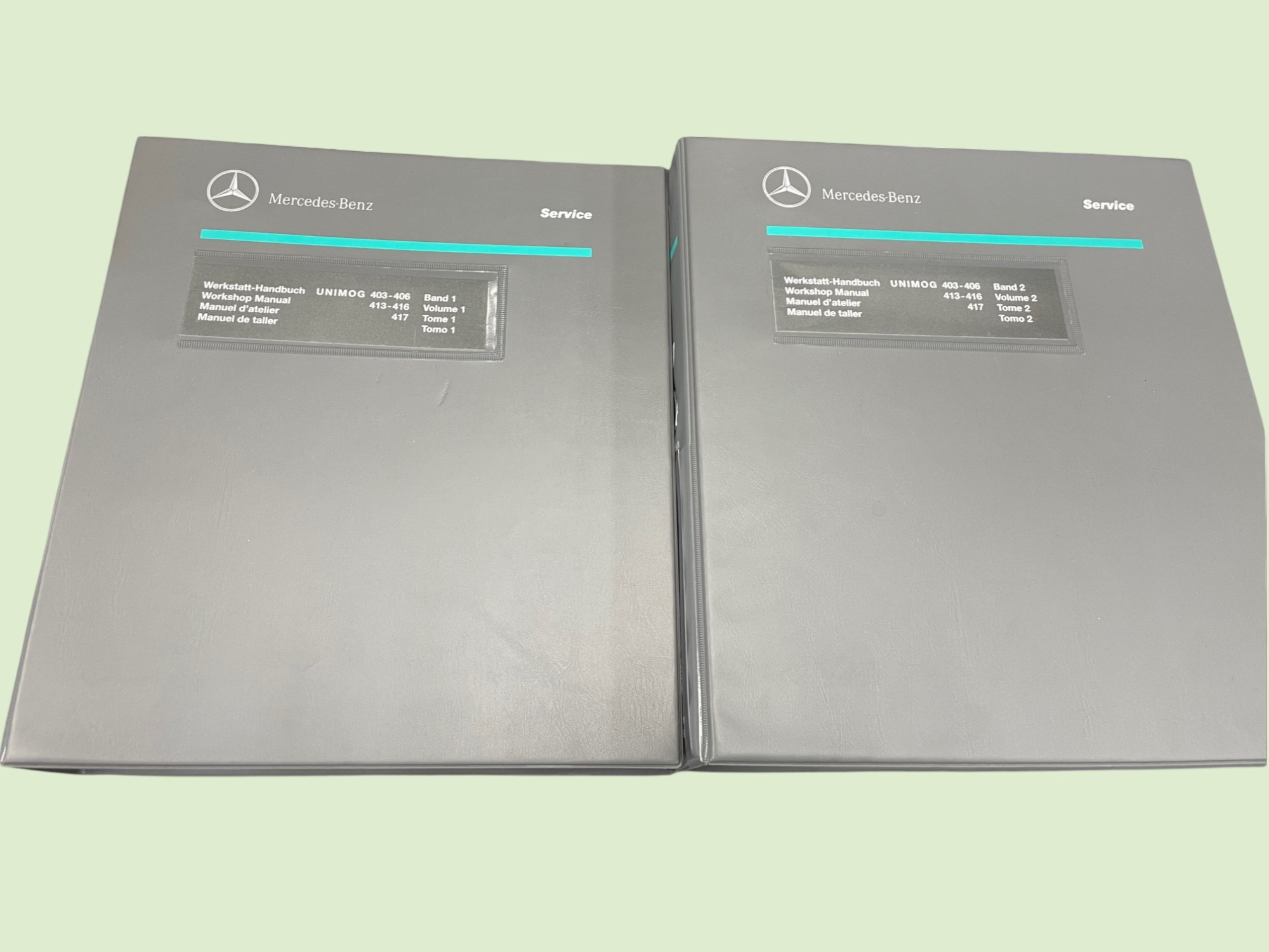 Werkplaats handboek Unimog 403-406-413-416-417 - Boek110663u photoroom - 10663U