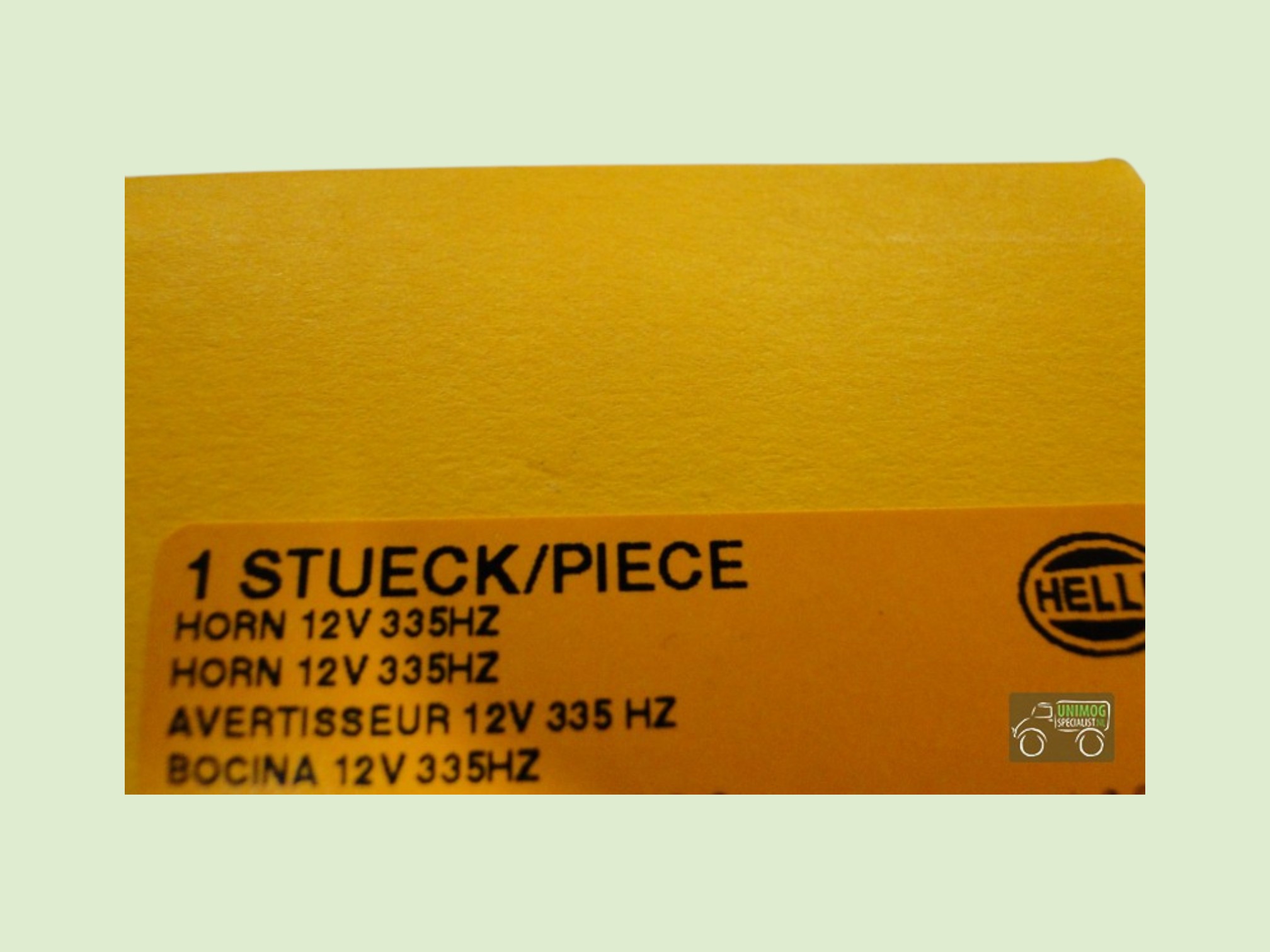 Claxon 12 volt 335 HZ - Claxon12v355hz310079u - 10079 U