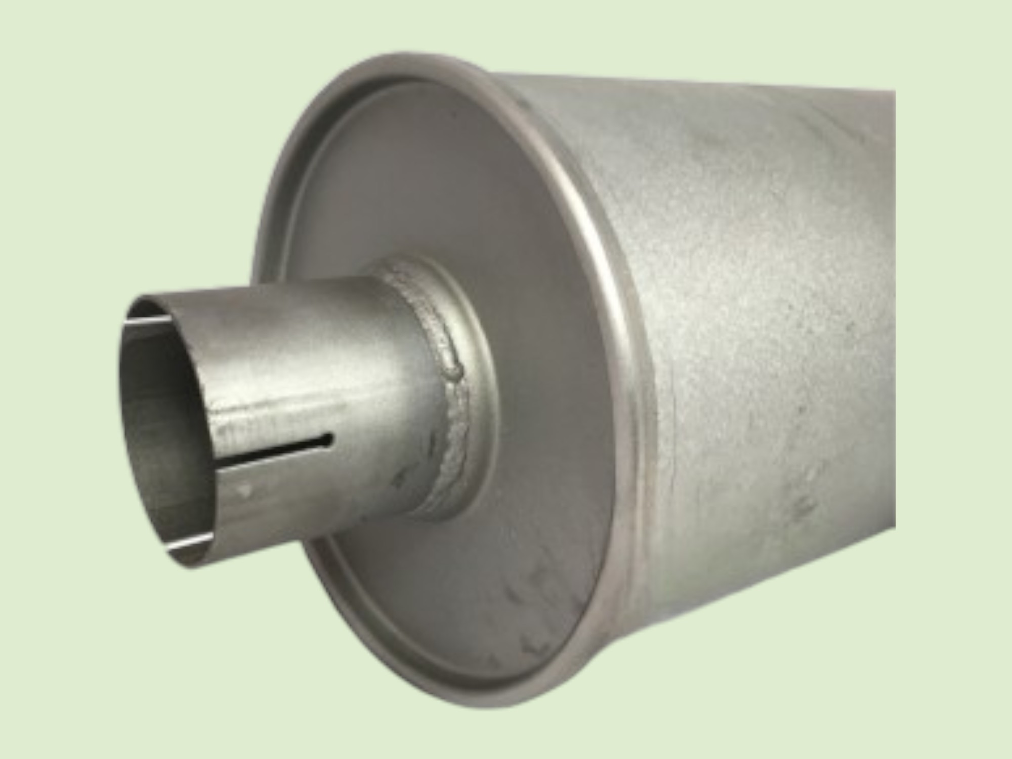 Exhaust muffler 424/425/427 (round version) - Einddemperrond210329u - 10329U