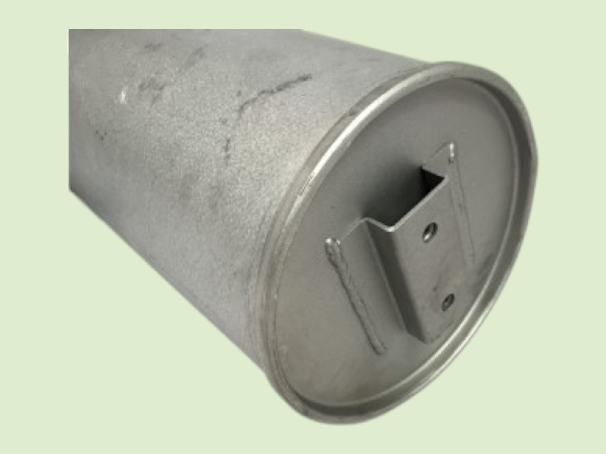 Exhaust muffler 424/425/427 (round version) - Einddemperrond310329u - 10329U