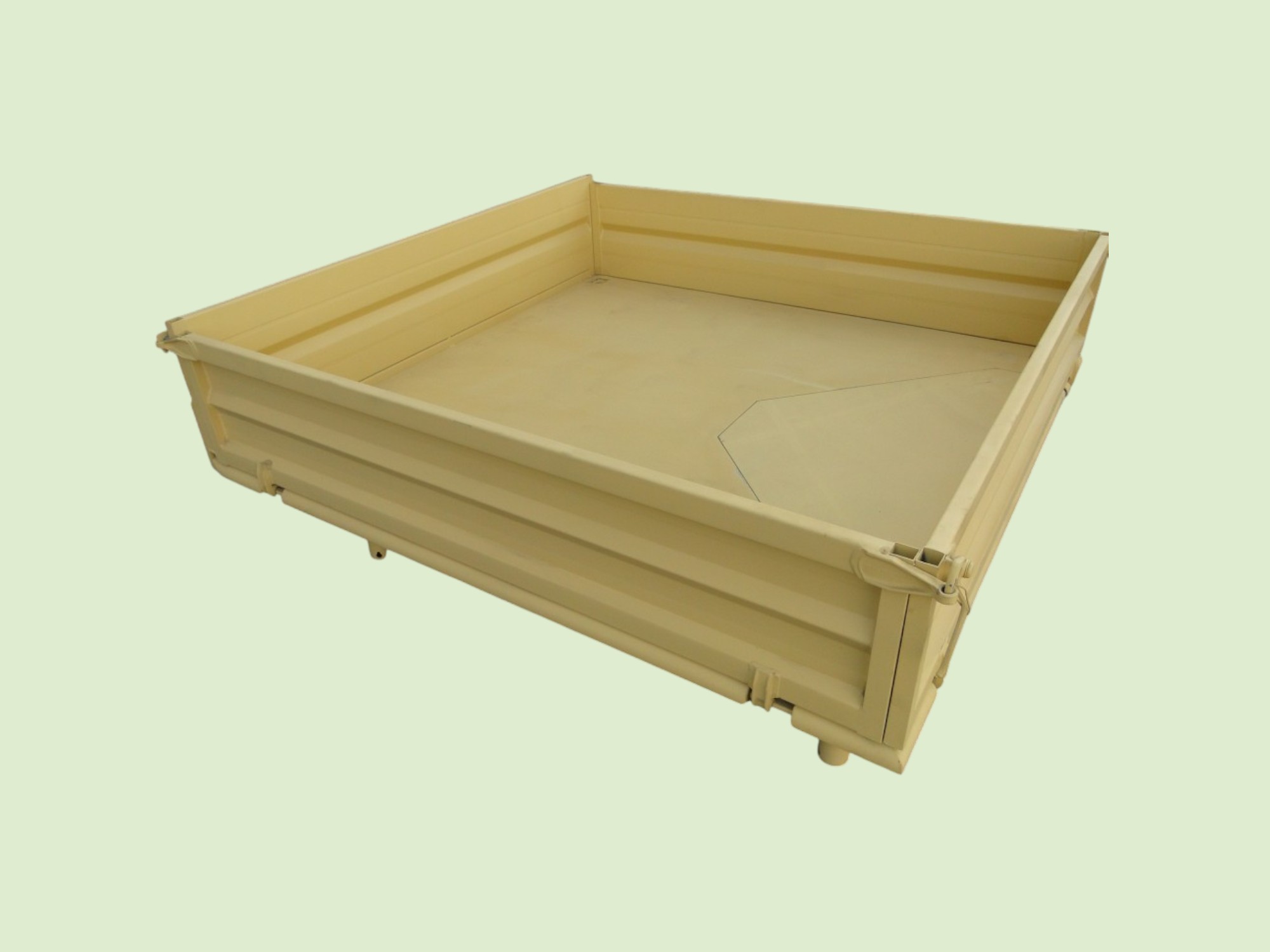 Kipppritsche Unimog U 403 / 406 / 424 / 427 mit Einsatzdreieck, kurze Ausführung komplett 1470X1950 mm - Laadbak4up0023 - UP0023