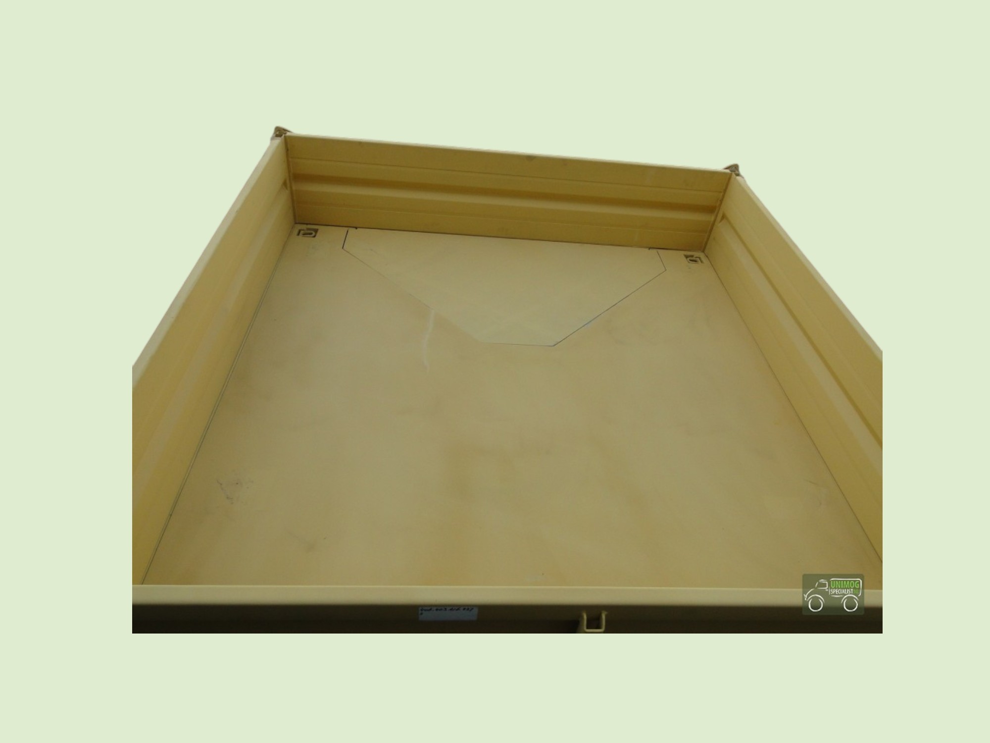 Kipppritsche Unimog U 403 / 406 / 424 / 427 mit Einsatzdreieck, kurze Ausführung komplett 1470X1950 mm - Laadbak6up0023 - UP0023