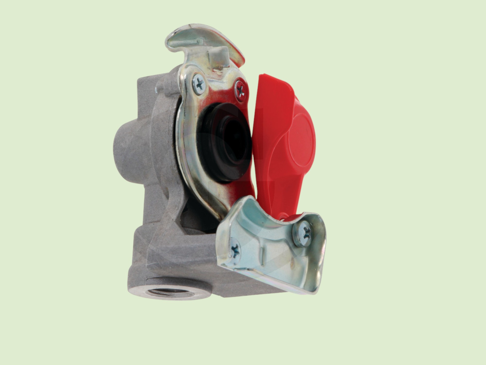 Luchtdrukkoppeling Rood Unimog aanhangerremsysteem M16 x 1,5 - Luchtdrukkoprood110596u photoroom - 10596U