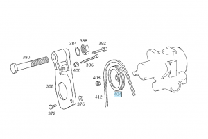 Riemenscheibe der Lenkpumpe - Poelie stuurpomp 4254660015u 3 - 4254660015U