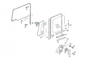 Raamrubber - Raamrubber 4257250420 1 - 4257250420U