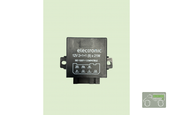 Relais waarschuwingsknipperlicht 12V 7-polig U406/421/MB-Trac - Relais waarschuwingsknipperlicht 12v 7 polig u406 421 mb trac 1726232506 - 10491U