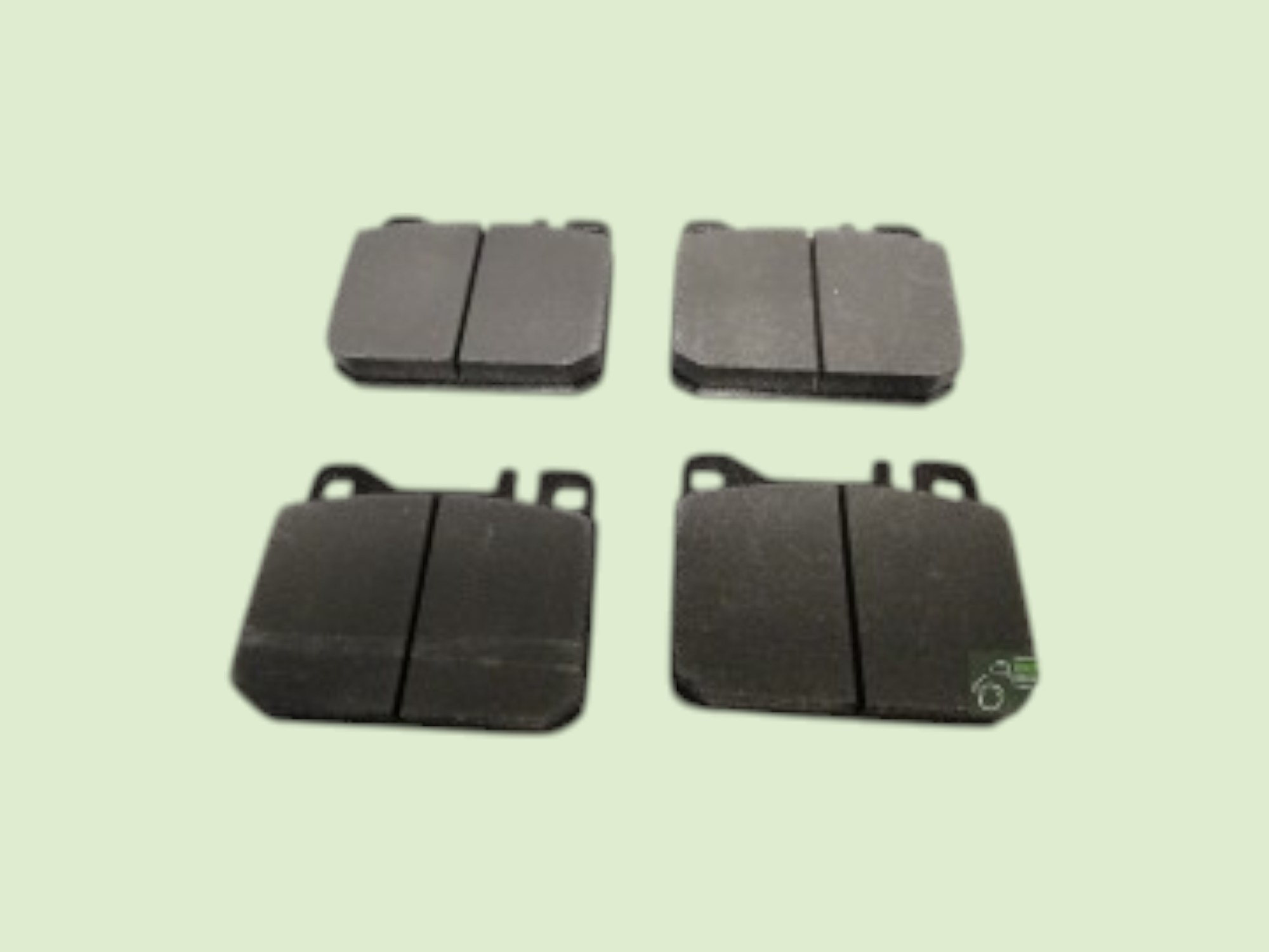 Bremsbeläge hinten - Remblokken achter 0034207520u 3 - 0084208020 nieuw / 0034207520 oud