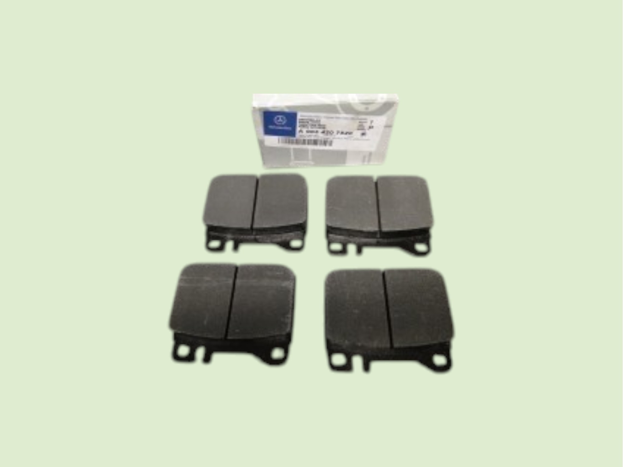 Bremsbeläge hinten - Remblokken achter 0034207520u - 0084208020 nieuw / 0034207520 oud