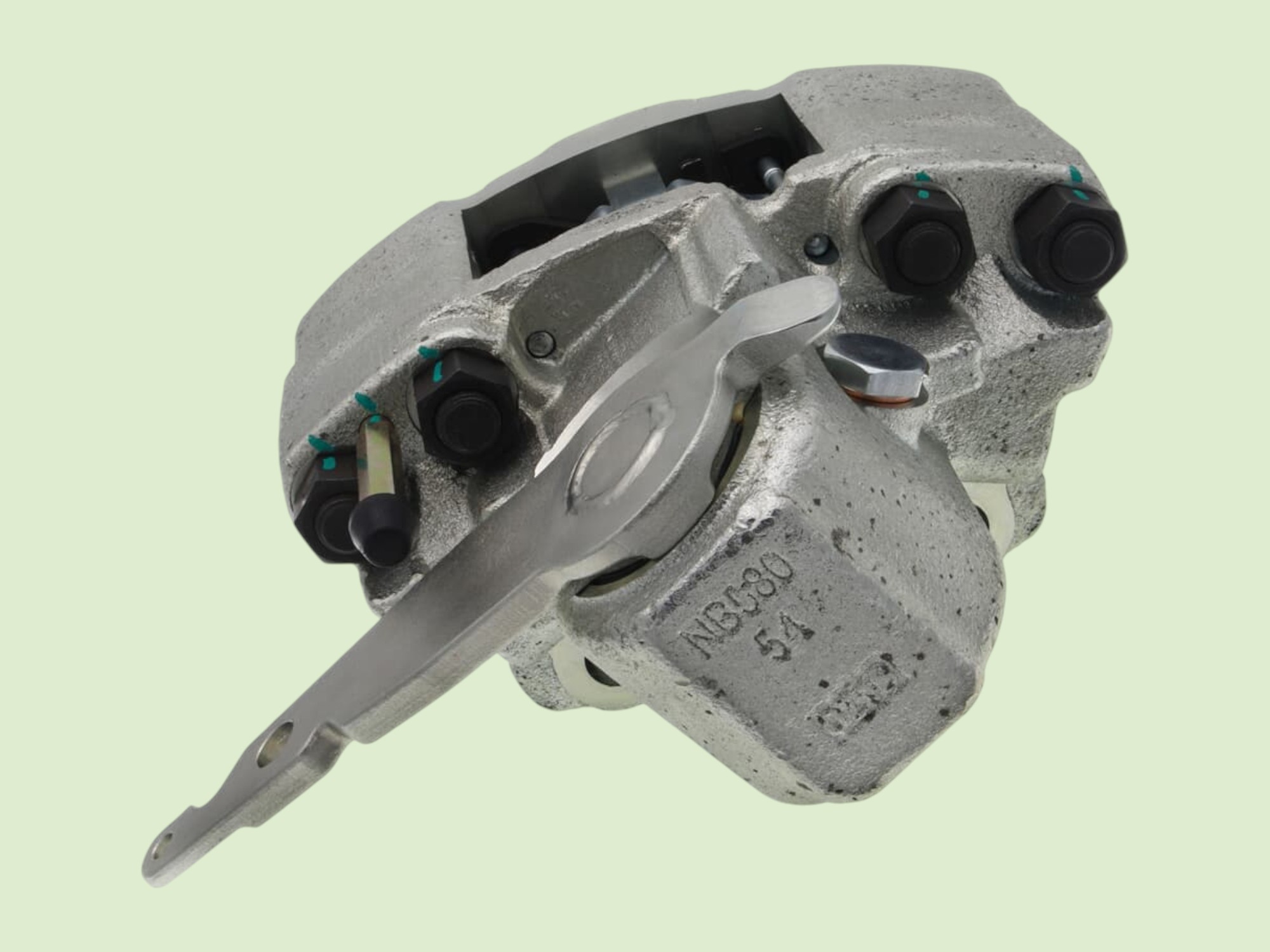 Nieuwe remklauw achteras rechter wiel achter, voor Unimog 403, 406, 416, 417, achteras linker wiel voor Unimog U-serie - Remklauw310636u photoroom - 10636U