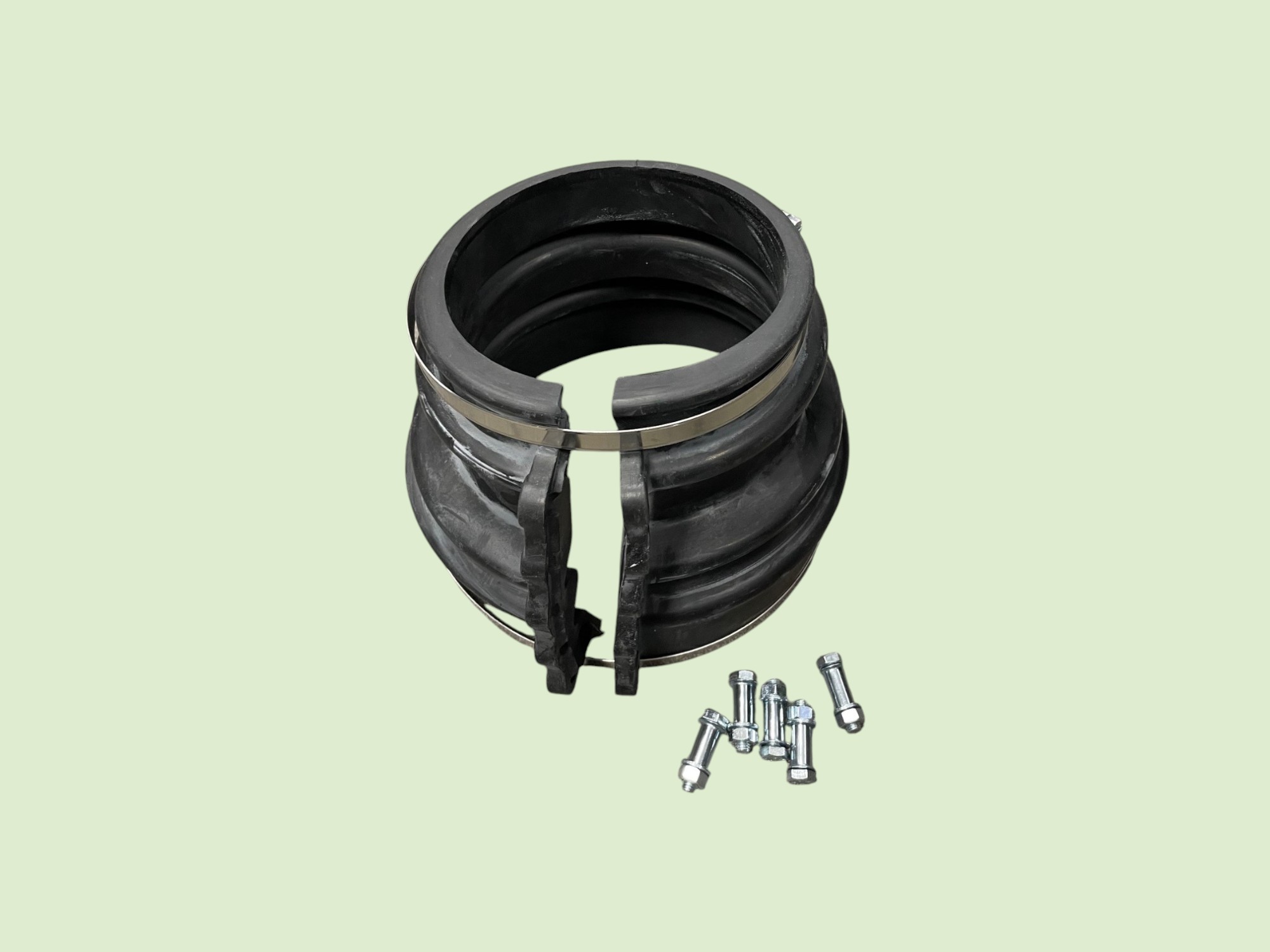 Gummimanschette Wehrleitung 1. Montage - Rubber manchet stuwbuis 1e montage - 10232U