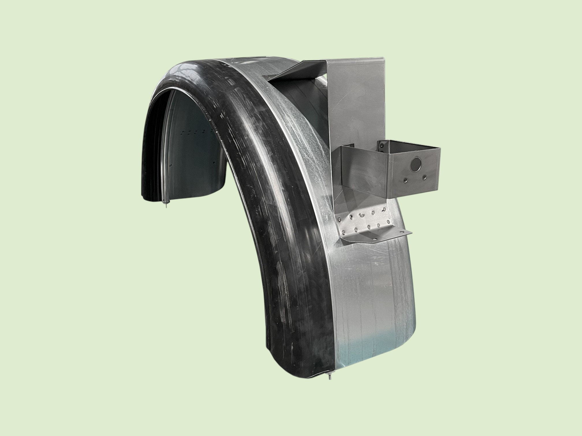 Achterspatbord links met vervangbare rubberen rand U408 - Spatbord1um0179 photoroom - UM0179