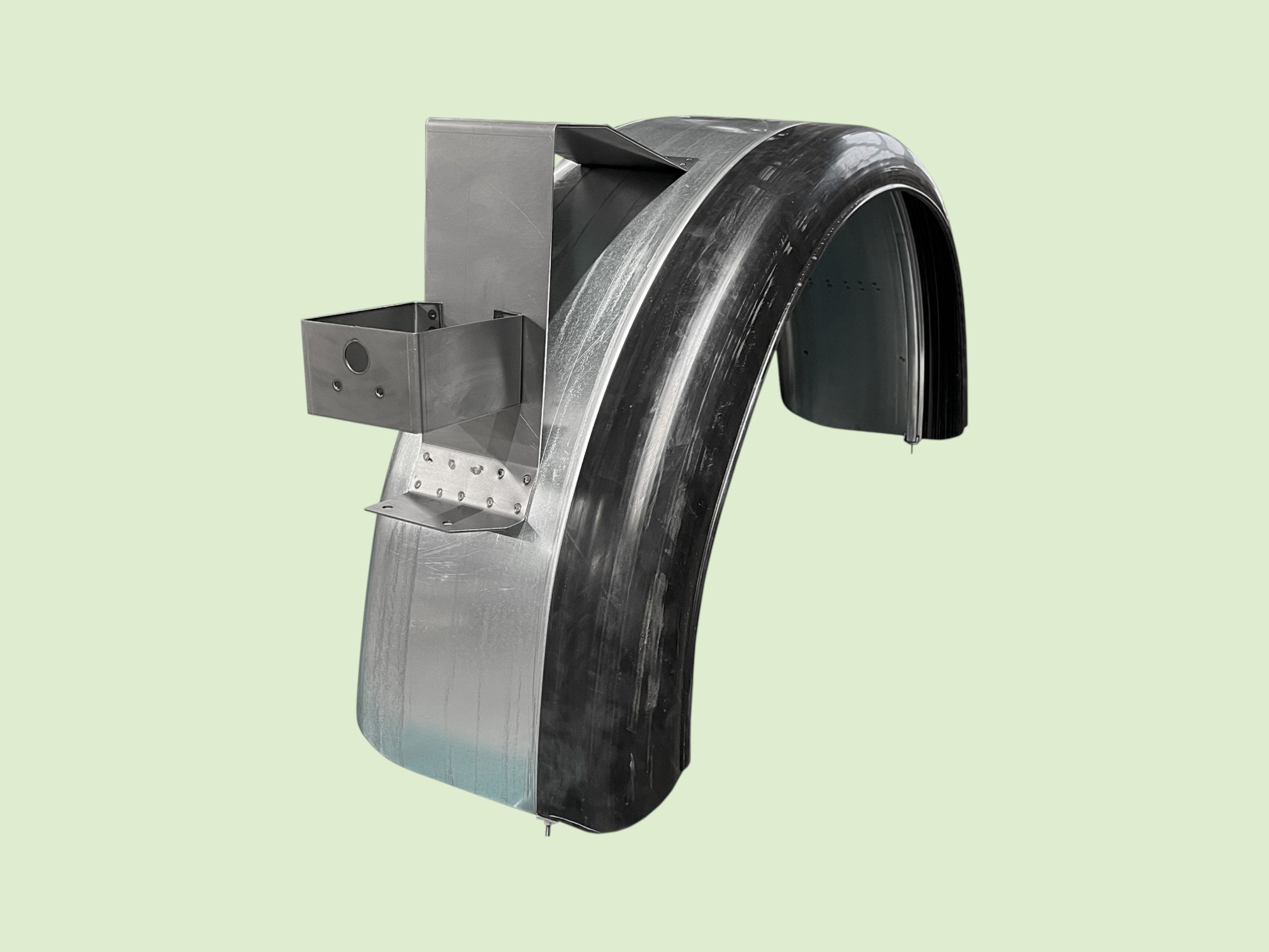 Achterspatbord rechts met vervangbare rubberen rand U408 - Spatbord1um0180 photoroom - UM0180