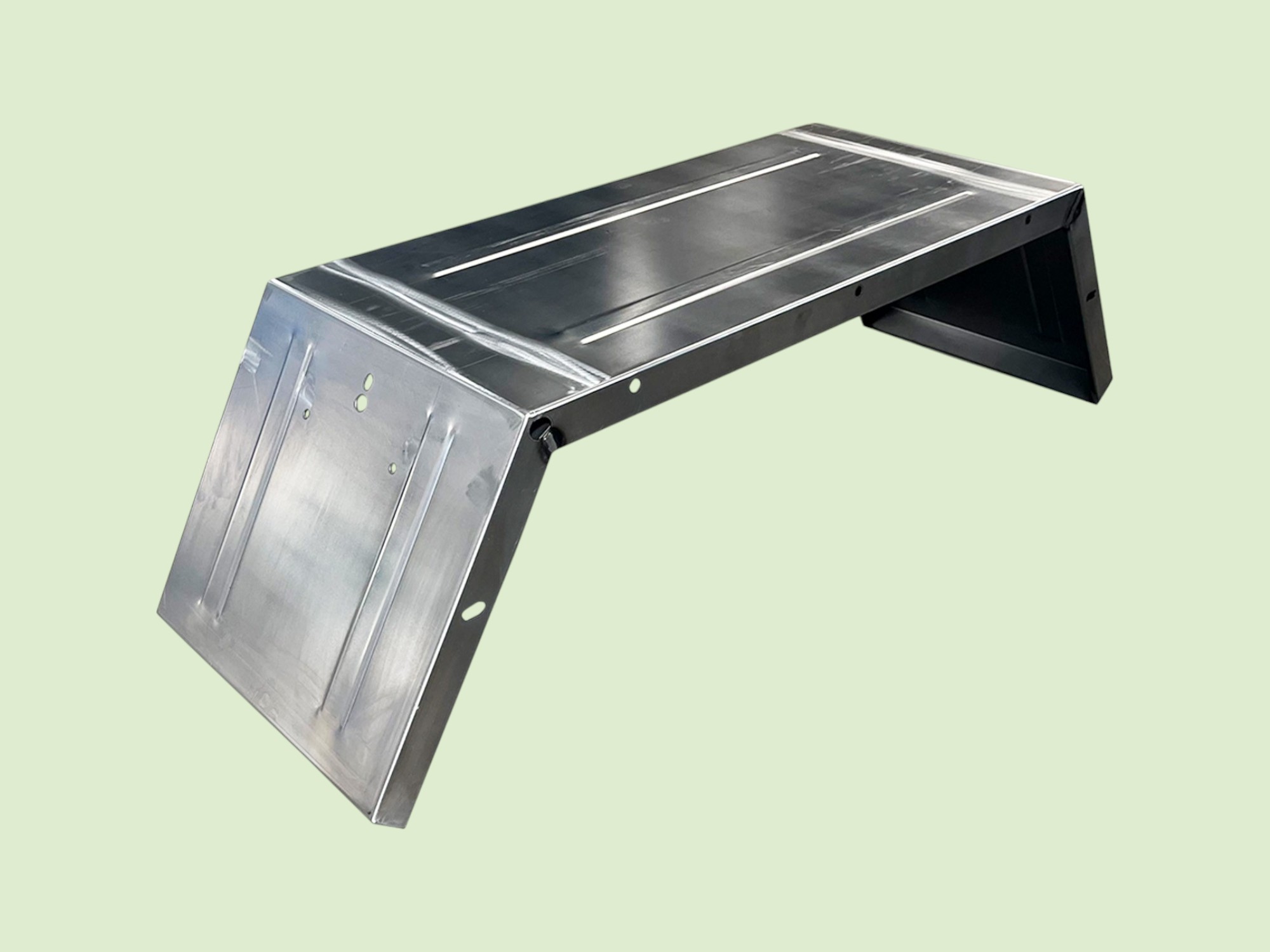 Spatbord links achter MB-TRAC 700-900 - Spatbordlamb700 9001mb0011 2 - MB0011