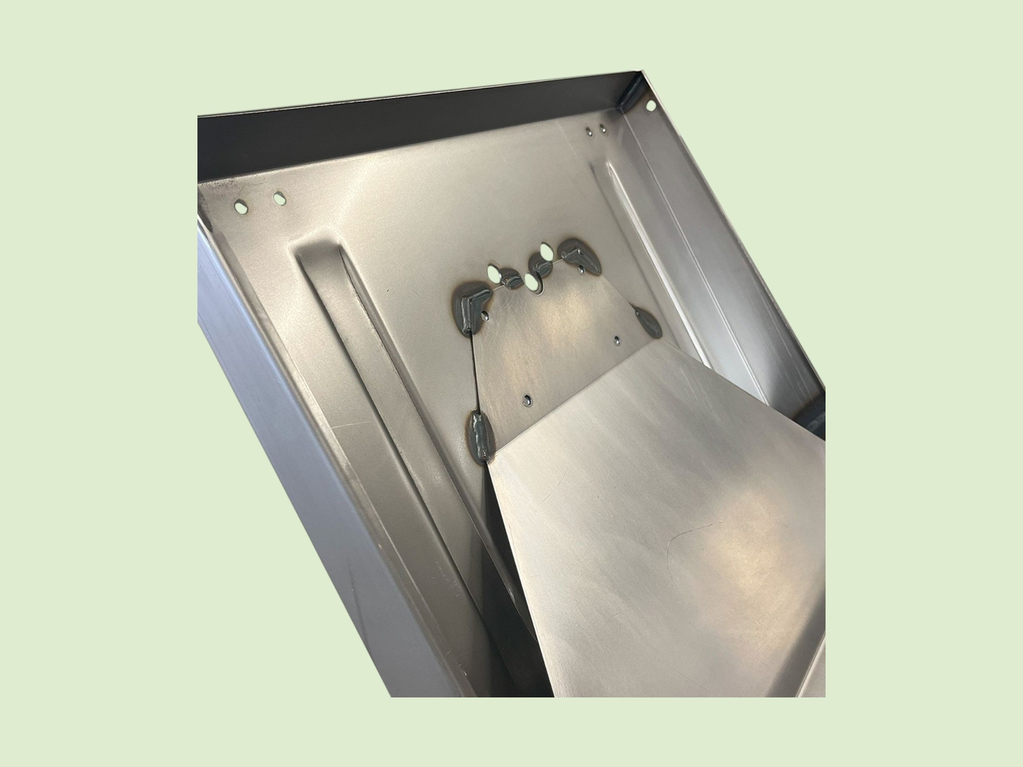 Spatbord rechts achter MB-TRAC 1100-1800 - Spatbordramb1100 18004mb0022 - MB0022