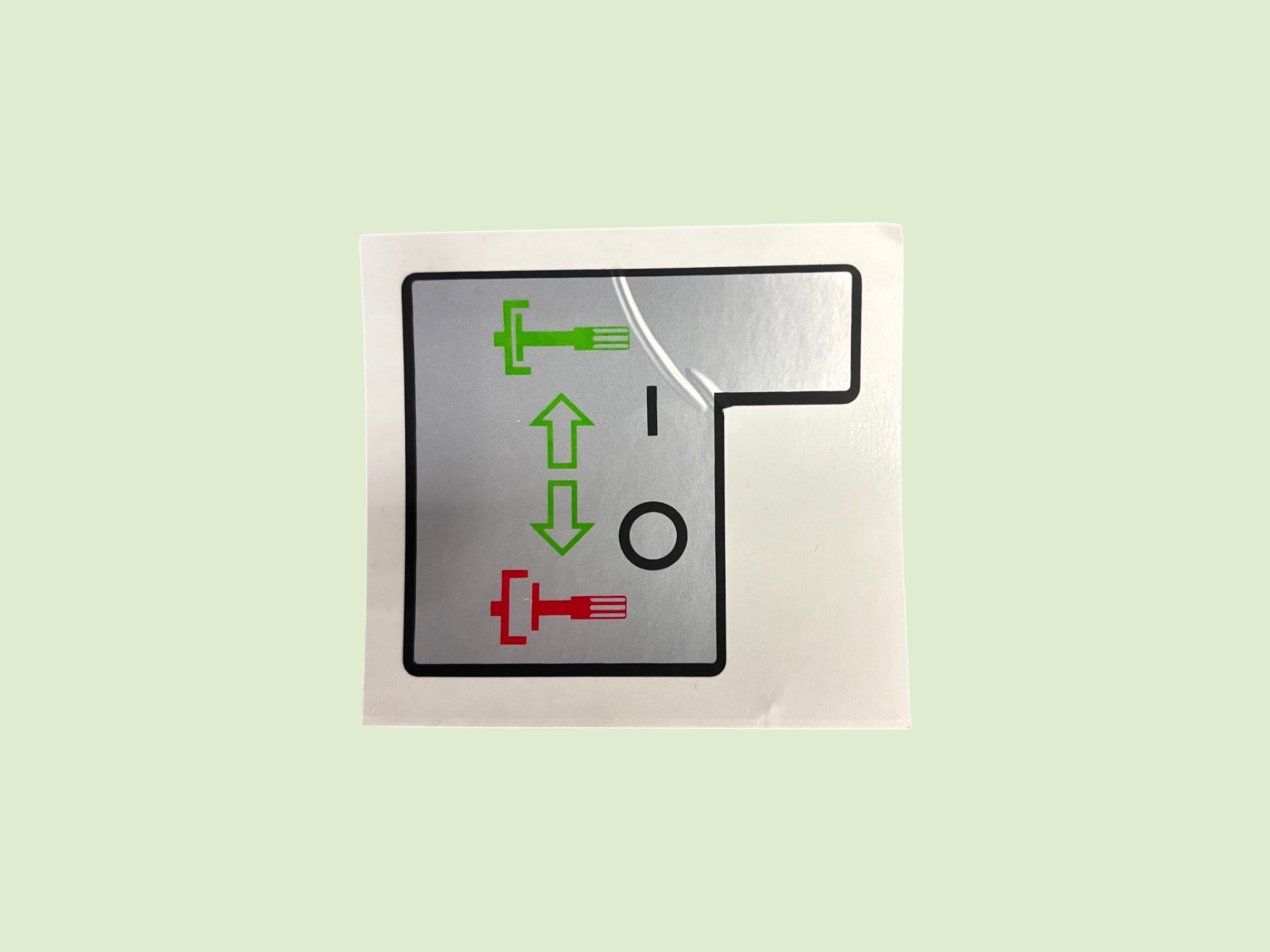 Sticker aftakaskoppeling - Sticker aftakaskoppeling 4375842638u - 4375842638U