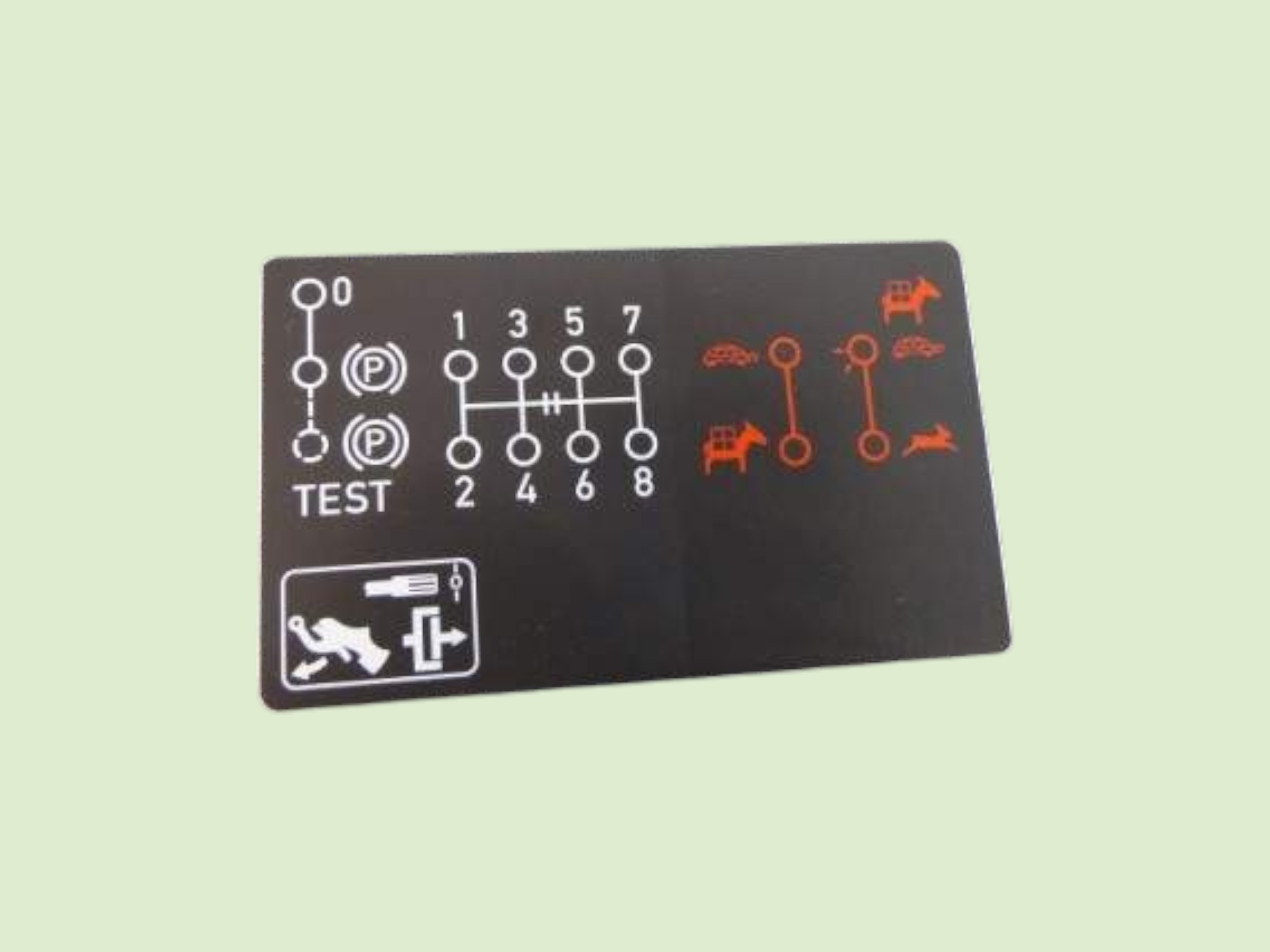 Sticker schakelschema U-serie - Sticker schakelschema u serie 4375840426 - 4375840426