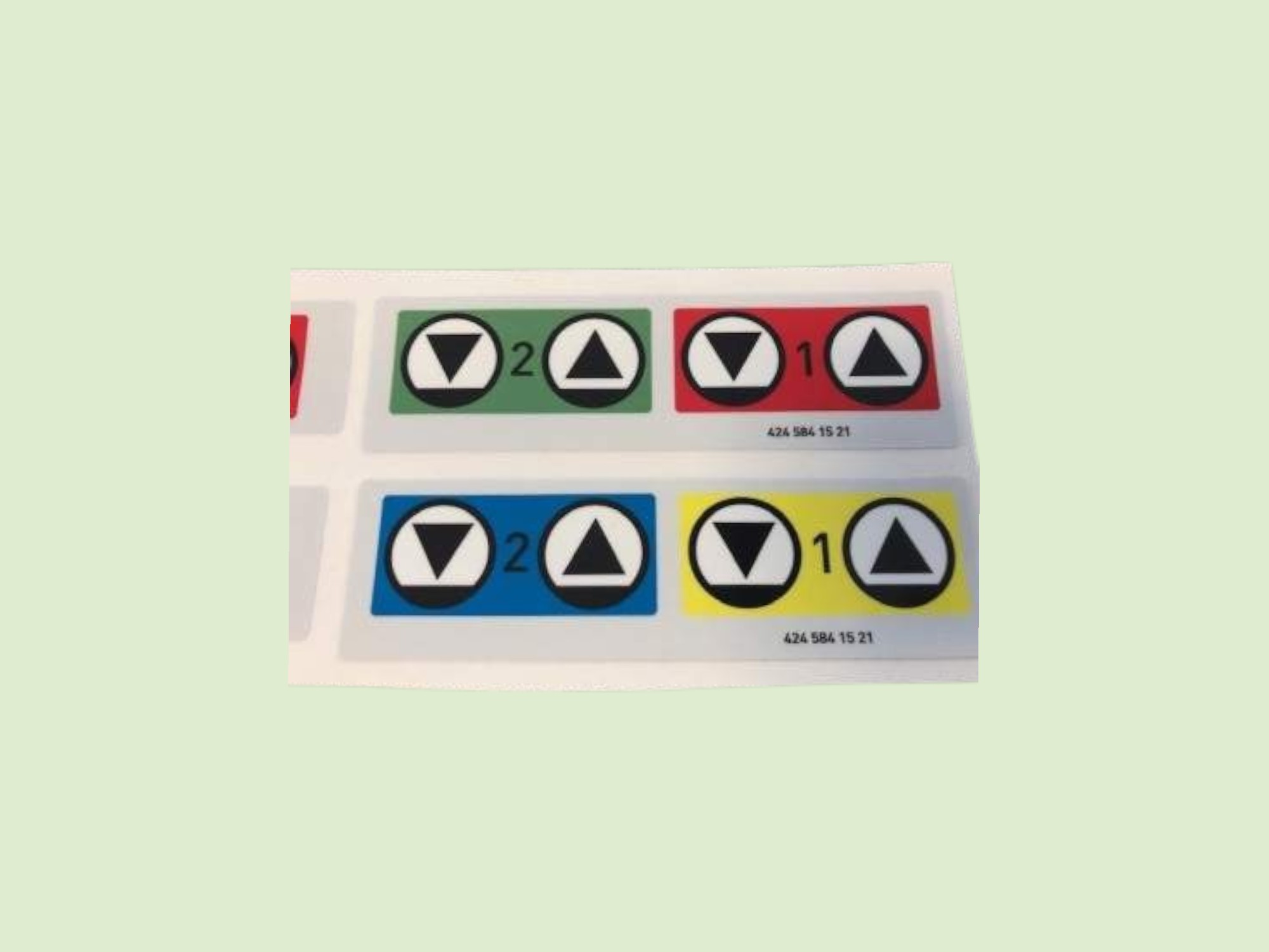 Stickerset hydrauliek - Stickerset hydrauliek 10163u 2 - 10163U