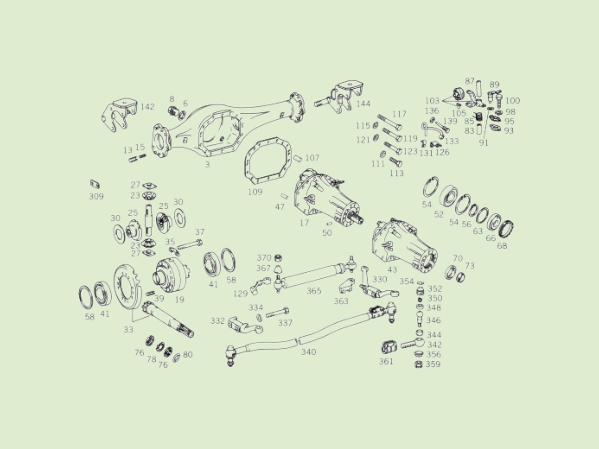 Stuurdemper Unimog 404 - Stuurdemper210622u photoroom - 10622U
