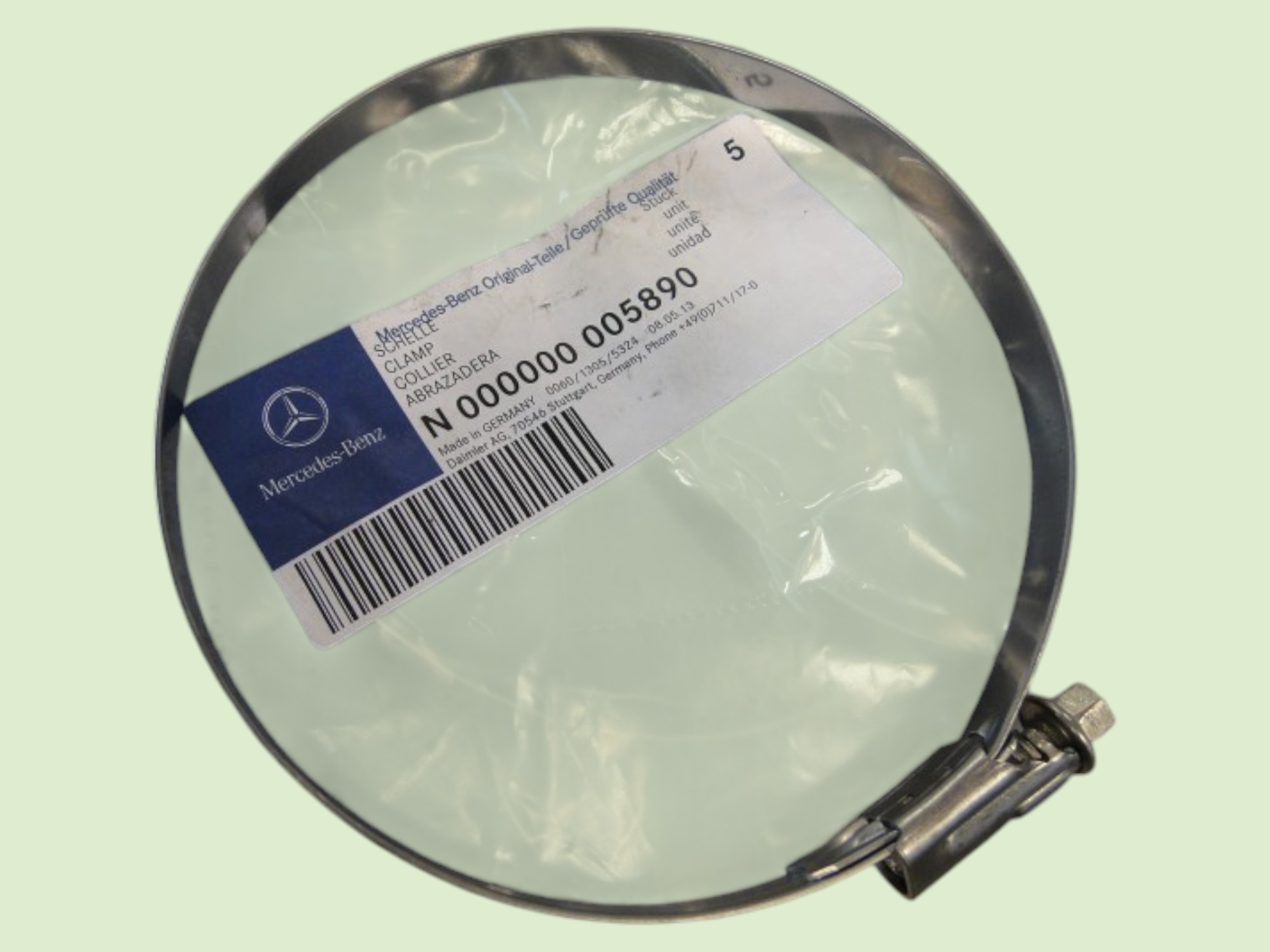 Stuwbuis klem klein - Stuwbuisklemklein1n000000005890 - N000000005890