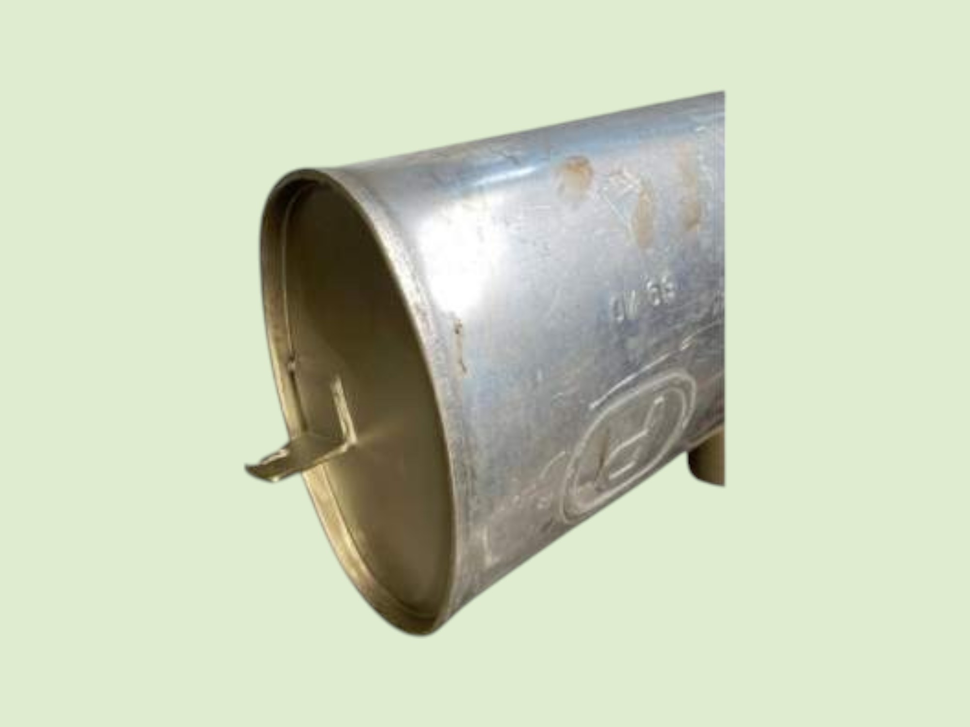 Auspuffschalldämpfer Unimog 403/406/413/416/417 - Uitlaat einddemper unimog 403406413416417 4 - 10326U