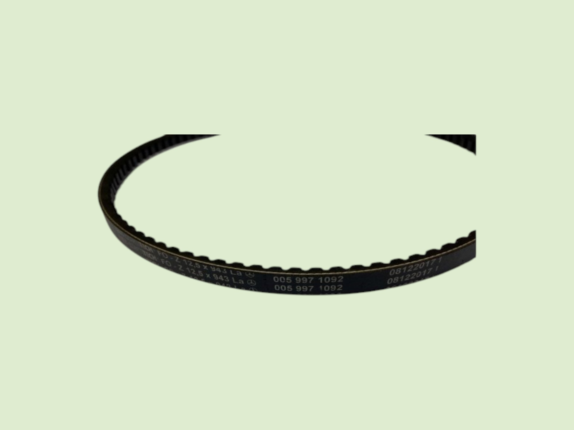 V-belt Crankshaft alternator water pump - V snaar 125x943 0059971092 1 - 0059971092U